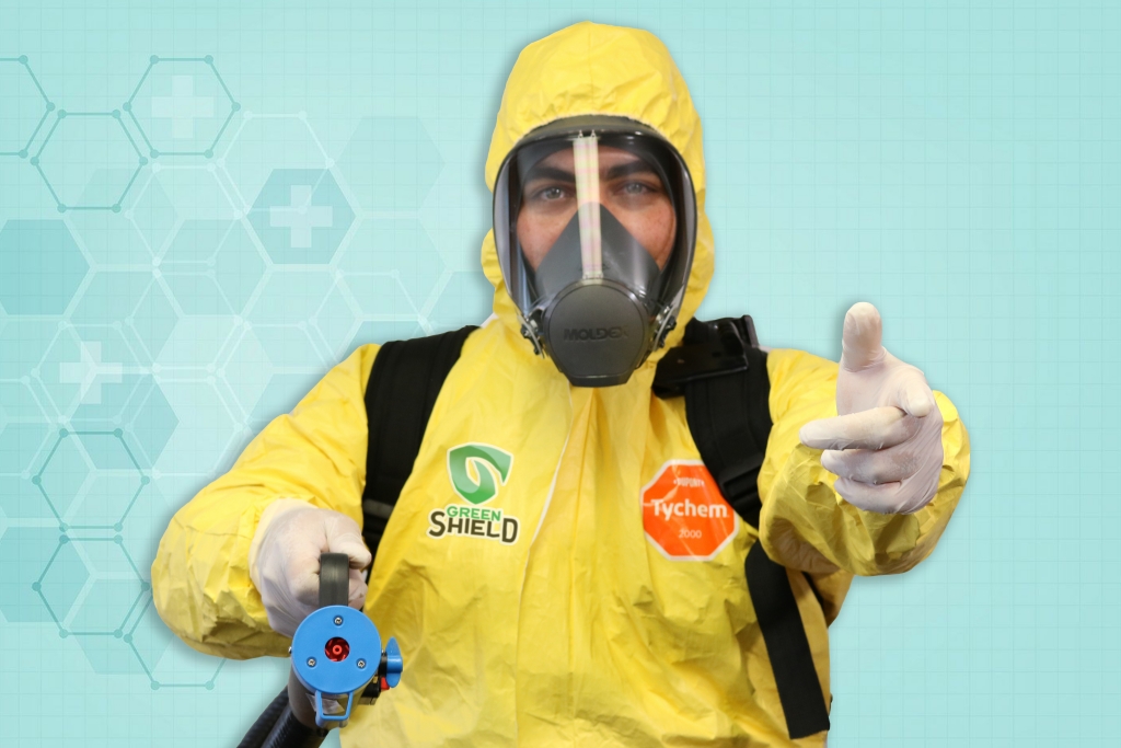 Beneficios de desinfectar Green Shield